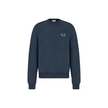 DIOR x KENNY SCHARF SS22 Sweatshirt Men's Dark Blue