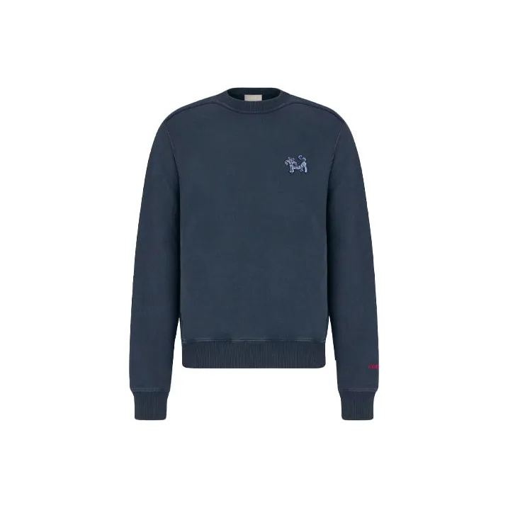 DIOR x KENNY SCHARF SS22 Sweatshirt Men's Dark Blue-0