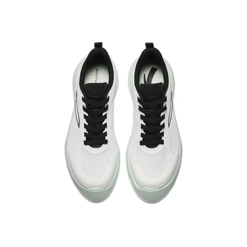 CHAOJIANTA Lightweight Cushioning Breathable Low Top Casual Running Shoes Men's Papyrus White-1