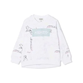 KENZO Sweatshirts Kids White