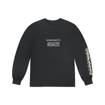 Travis Scott Cactus Jack For Fragment Logo L/S T shirt