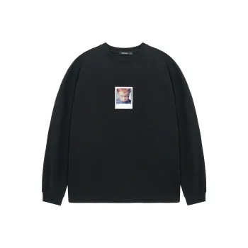 UNVESNO Sweatshirts Unisex Black