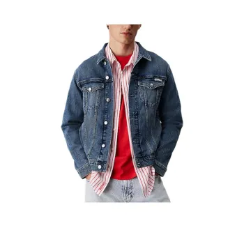CALVIN KLEIN Denim Jacket Men's Blue