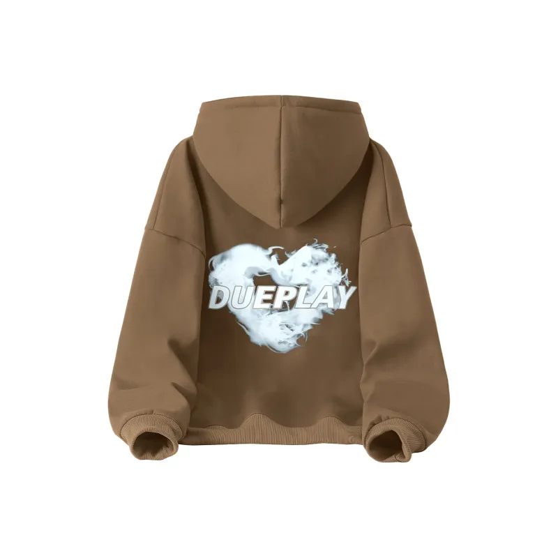 DUEPLAY Hooded Loose Fit Sweatshirt Spring Fall Unisex-4