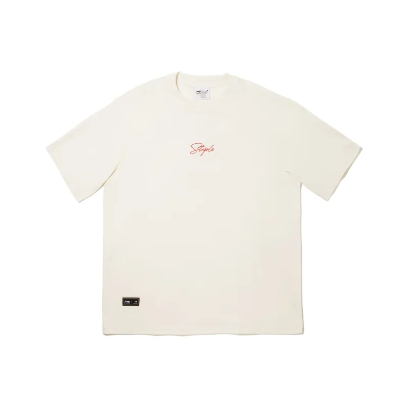 LiNing x Staple T Shirt Men's Ecru-0