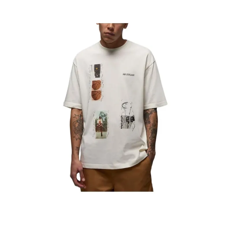 Jordan Flight Heritage T-Shirt Men's Sail-0