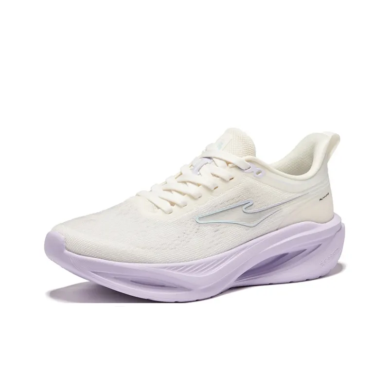 Erke Cushioning Rebound Low Top City Commute Running Shoes Women's Microcrystal White-2