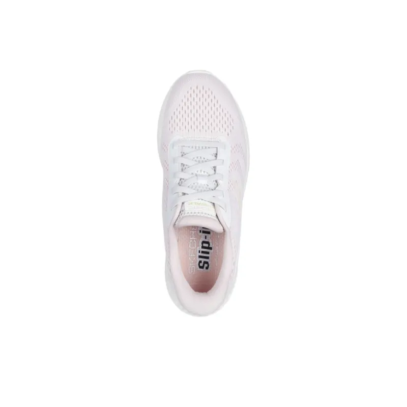 Skechers Slip ins Cushioning Slip Resistant Low Top Casual Shoes Women's Pink-3