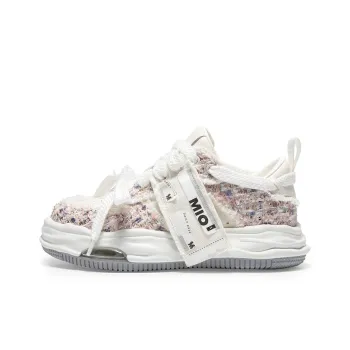 MIO Low Top Skateboard Shoes Women's Apricot/Multicolor