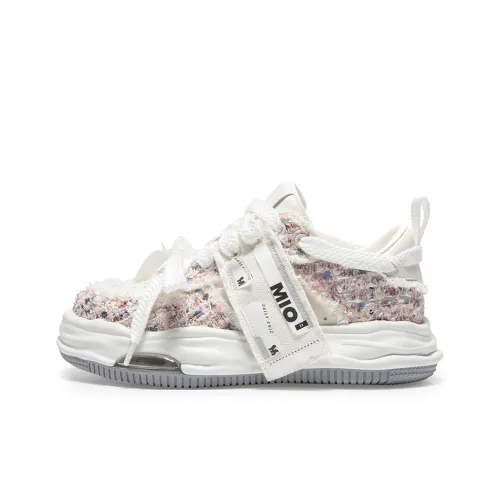 MIO Low Top Skateboard Shoes Women's Apricot/Multicolor