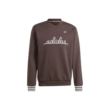 adidas originals Nice Embroidered Sweatshirt Brown
