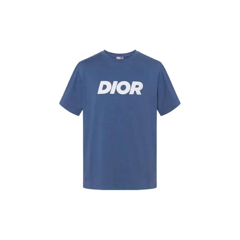 DIOR T-Shirts Men Blue - POIZON 
