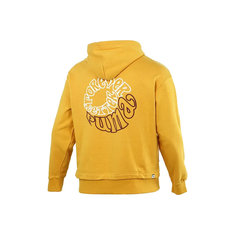 PUMA Sweatshirts Men Yellow-0
