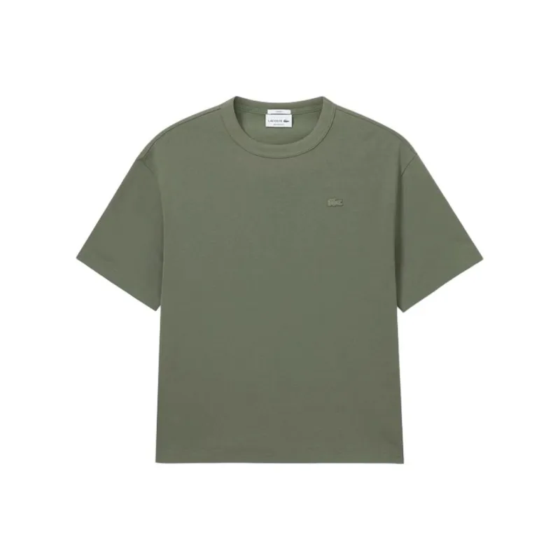 LACOSTE T Shirt Unisex Army Green-0