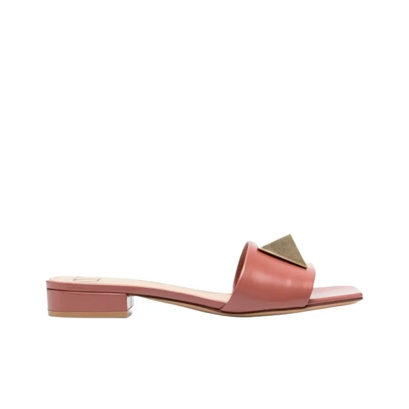 Valentino Slide Slippers Women's Pink-1