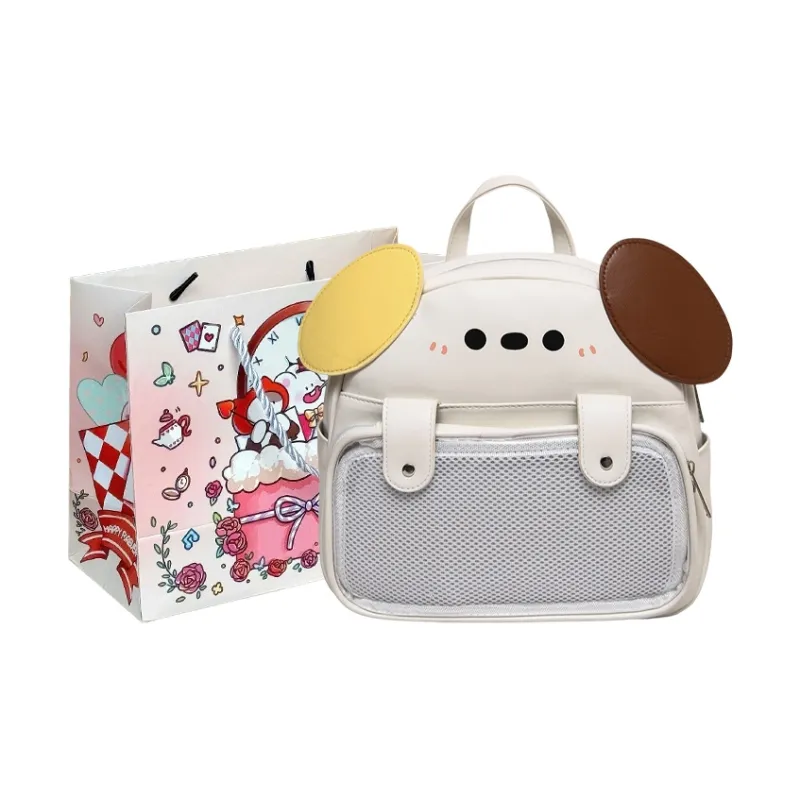 MOM'S HELPER Nylon Backpack Regular Women's White-0