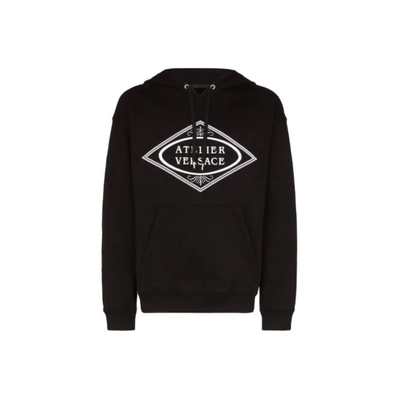 VERSACE Sweatshirts Men Black-0