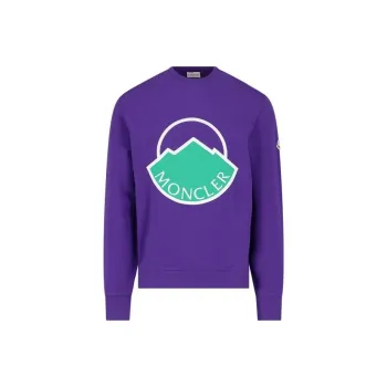 Moncler Sweatshirts Men Purple