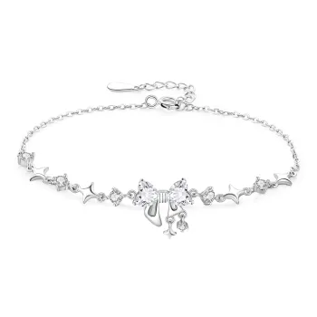 Lao Feng Xiang S925 Silver Bracelets Women's