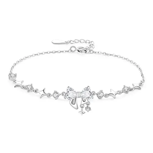 Lao Feng Xiang S925 Silver Bracelets Women's