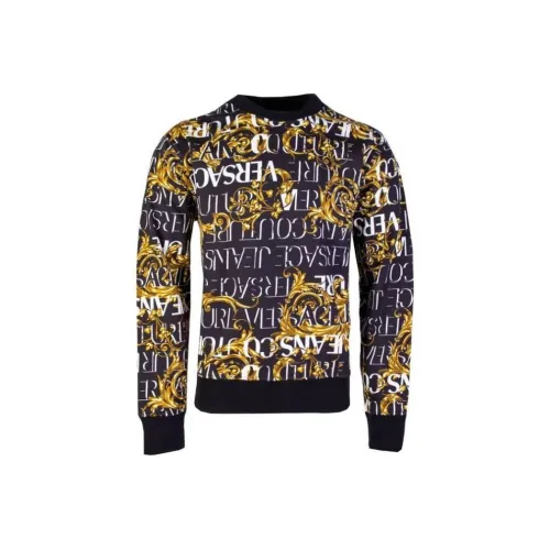 VERSACE JEANS Sweatshirts Men Yellow