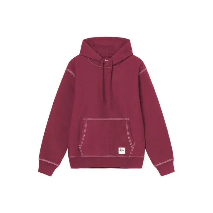 Stussy Contrast Stitch Label Hoodie-10