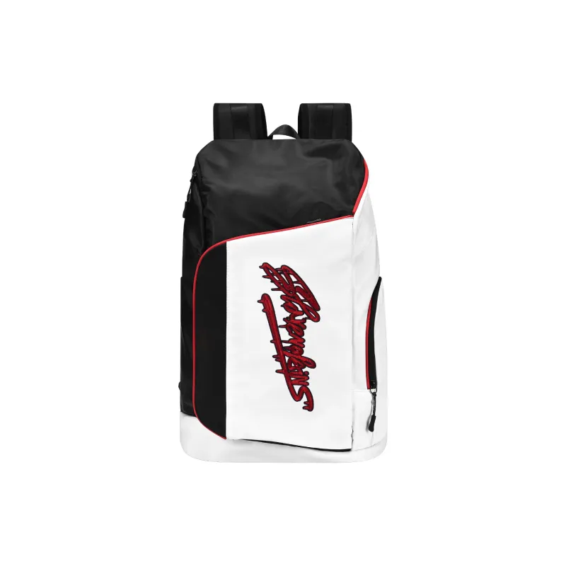 8atheist Sparenopains X DRA Collaboration Polyester Basketball Bag Backpack Large Size Unisex White-25
