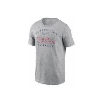 Nike x MLB Philadelphia Phillies Home Team Athletic Arch T-Shirt Men's Charcoal Stone Rosewood