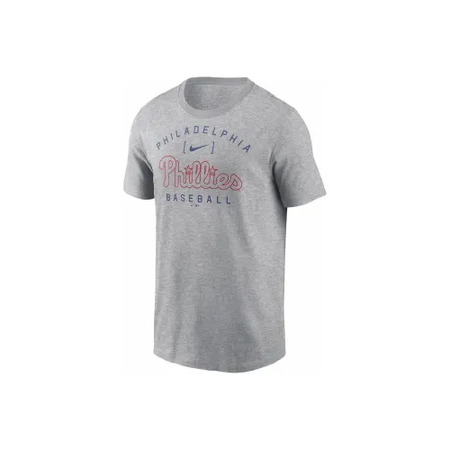 Nike x MLB Philadelphia Phillies Home Team Athletic Arch T-Shirt Men's Charcoal Stone Rosewood