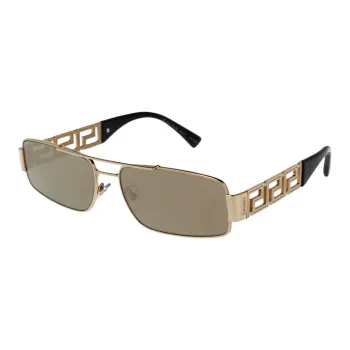 FANSIZHE Metal Aviator Sunglasses Men's Gold