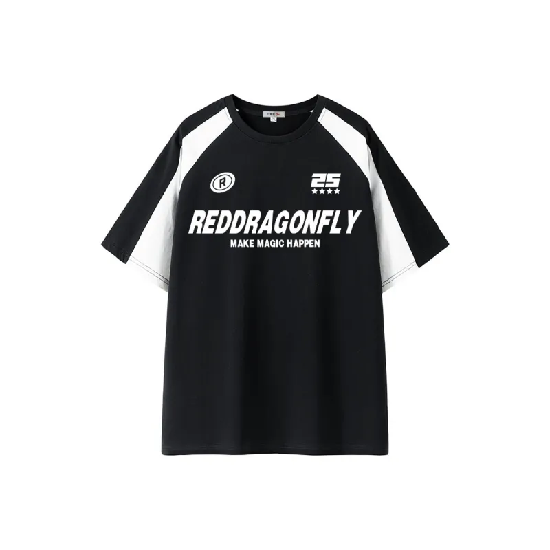 RED DRAGONFLY Short Sleeved T Shirts Unisex-0