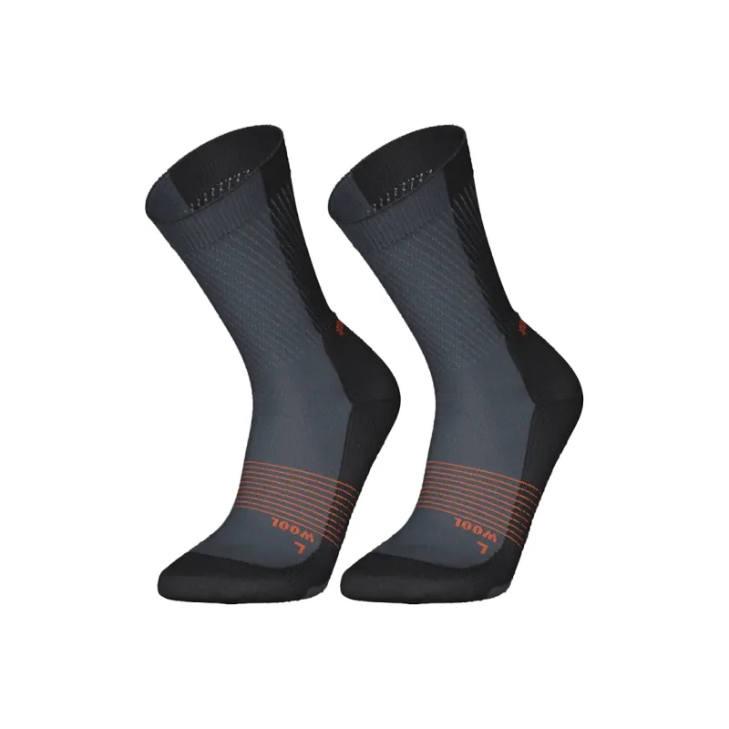 DECATHLON Knee High Socks Men's 2 Pack Gray-0