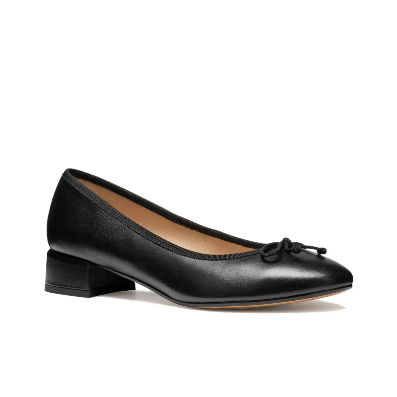 GEOX Floretia Slim Heel High Heels Women's Black-1