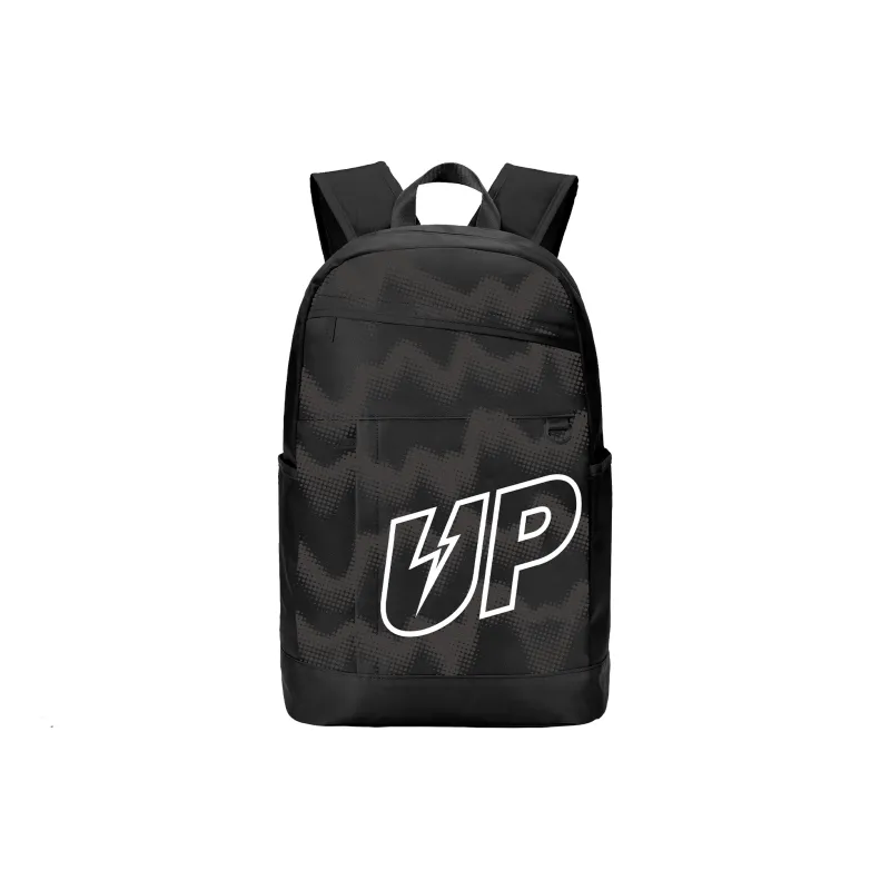 TURN UP Polyester Students Backpack Regular Unisex Black-0
