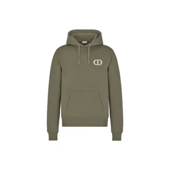 DIOR Quarterly New Products Sweatshirts Men Olive