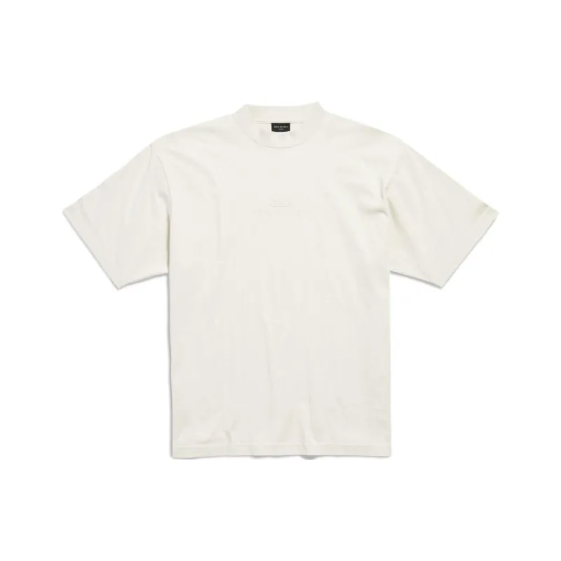 Balenciaga Logo Embroidered T Shirt-0