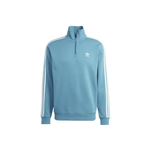 Adidas Originals Adicolor Classics 3 Stripes Half Zip Sweatshirt