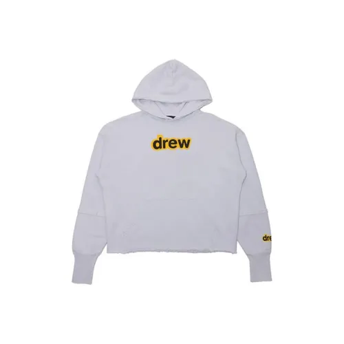 Drew House Letter Logo Series Sweatshirts Unisex Light Blue