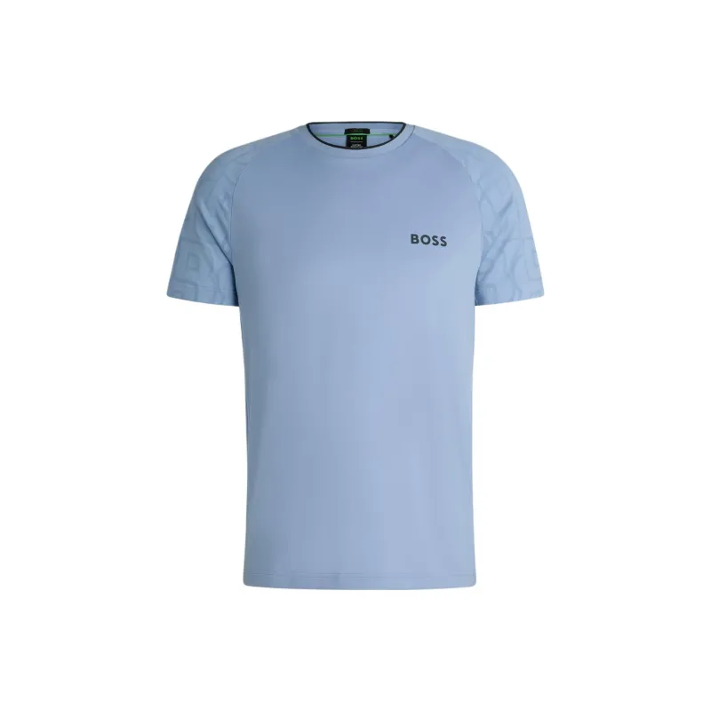 HUGO BOSS FW24 T Shirt Men's Light Blue-0