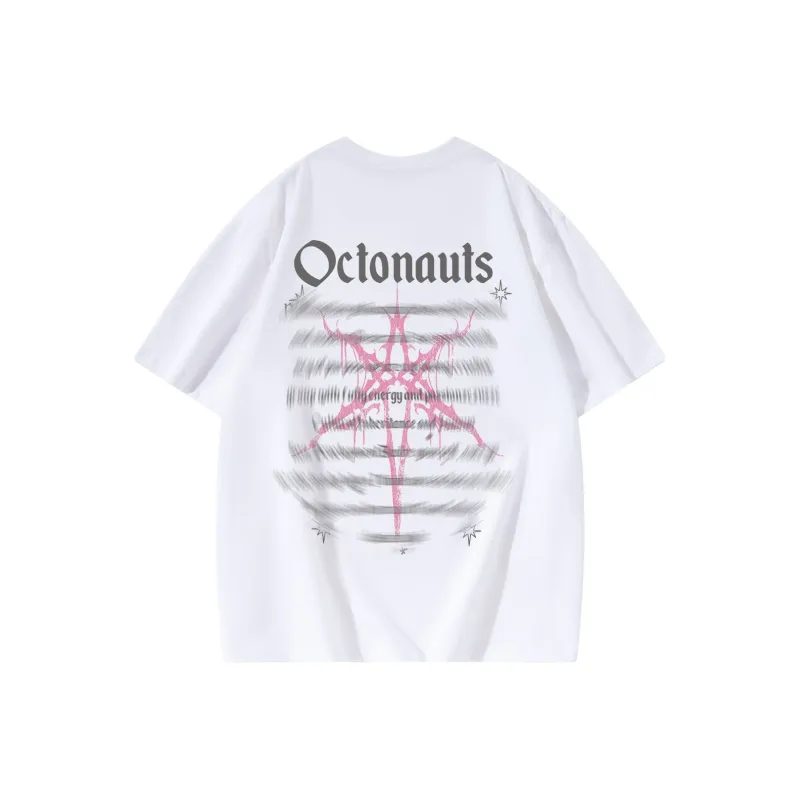 Small Columns Under The Sea T-Shirt Unisex White-0