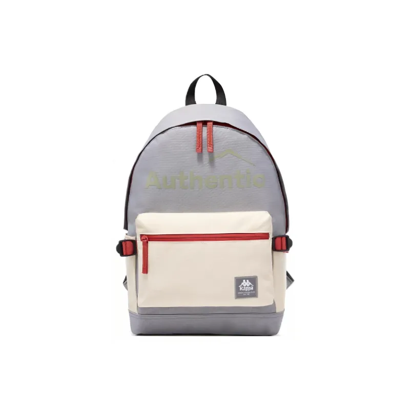 Kappa Fabric Backpack Unisex Gray-0