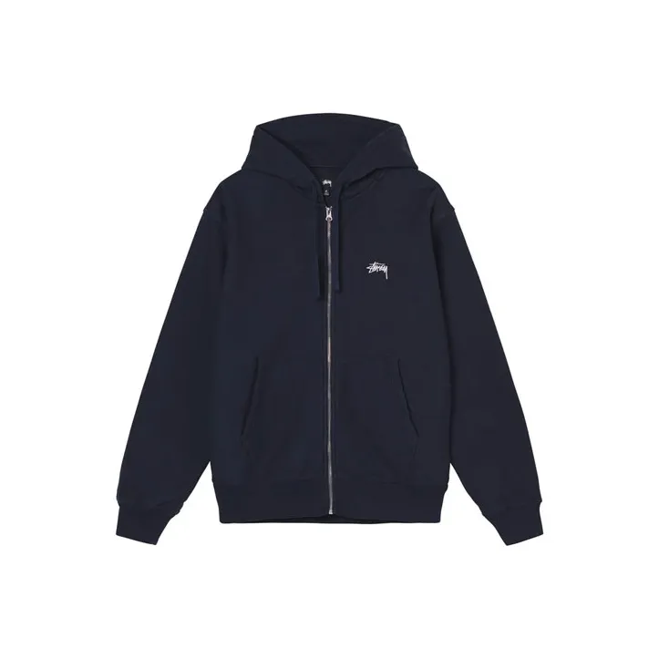 Stussy Stock Logo Zip Hood-6
