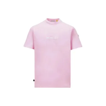 MONCLER GENIUS MONCLER GENIUS X Fujiwara Hiroshi FRGMT T Shirts Men Light Pink
