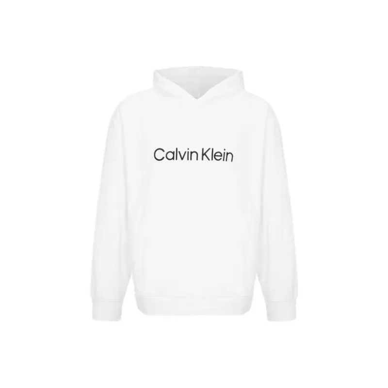 CALVIN KLEIN Simple Collection Sweatshirt Men's Moon White-0
