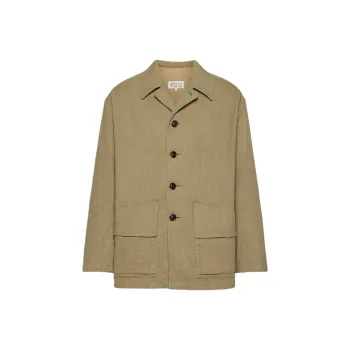 Maison Margiela Jackets Coats Men's Sand