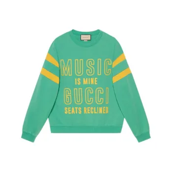 GUCCI FW21 Sweatshirt Men's Emerald Green