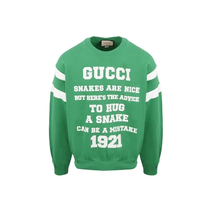GUCCI Sweatshirts Unisex Green-0