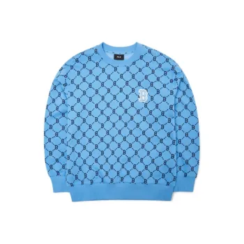 MLB Base Logo Sweatshirts Unisex Blue