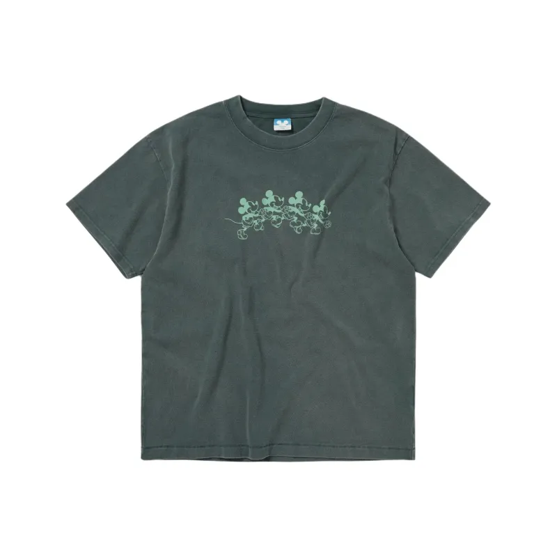 Thisisneverthat Disney/Disney Co branded Model T Shirts Unisex Dark Green-0