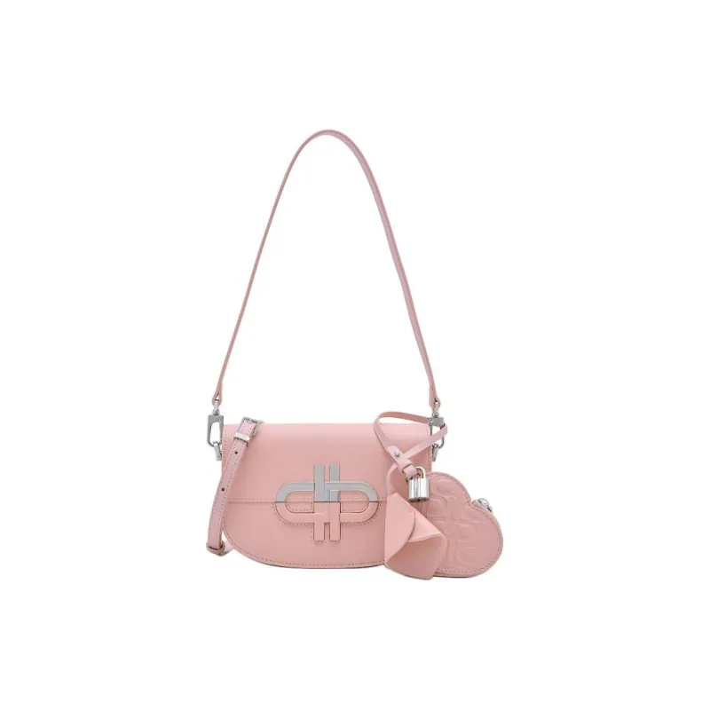 PEDRO Cow Leather Shoulder Bag Women's Pink-0